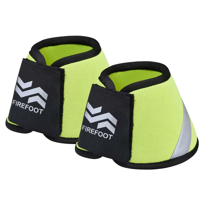 Firefoot Reflective Overreach Boots - Hi-Vis Yellow