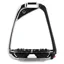 Flex-on Iron-S Ultra Grip Stirrups - Chrome/Black/Black/Black