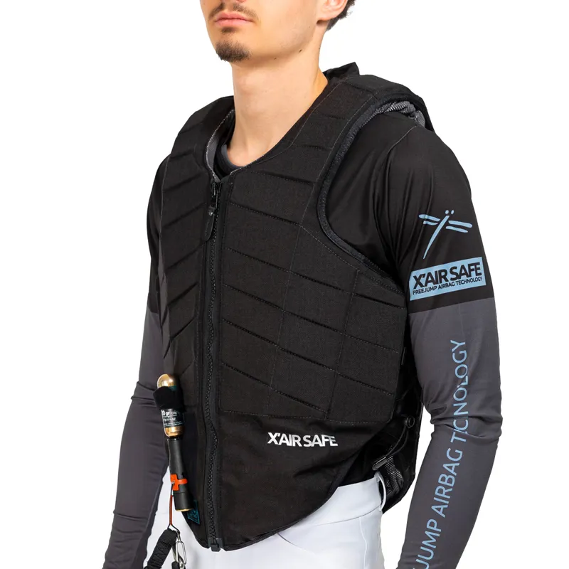 Freejump X'Air Safe Hybrid Unisex Airbag Body Protector - Black