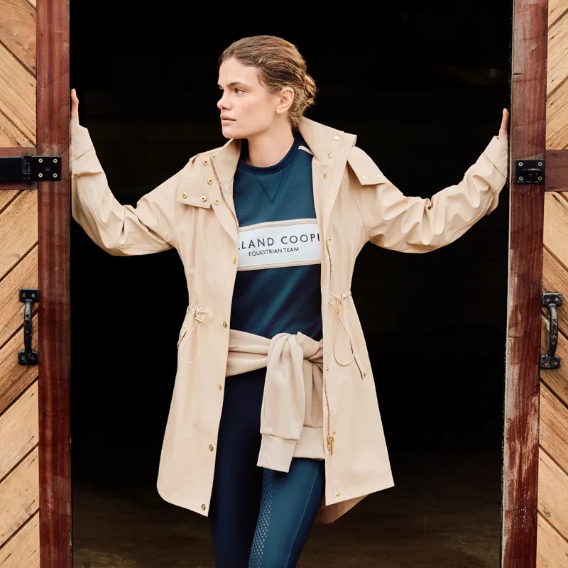Holland Cooper Equestrian Womens Crew Sweatshirt - Ink Navy-2