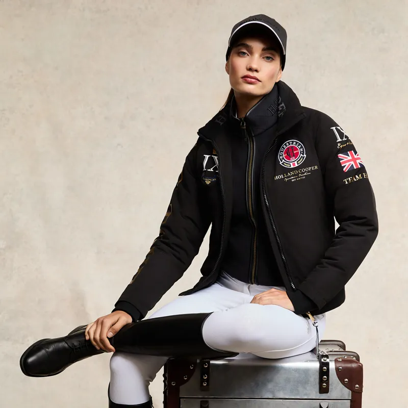 Holland Cooper Team HC Ladies Jacket - Black-1