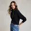 Holland Cooper Windsor Womens Quarter Zip Sweatshirt - Black