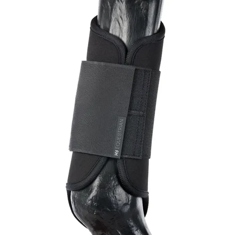 Hy Equestrian Brushing Boots - Black