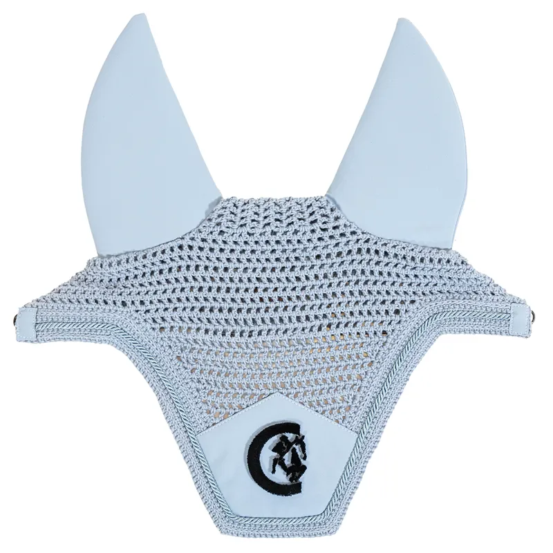Kentucky Wellington 3D Logo Soundless Fly Veil - Light Blue