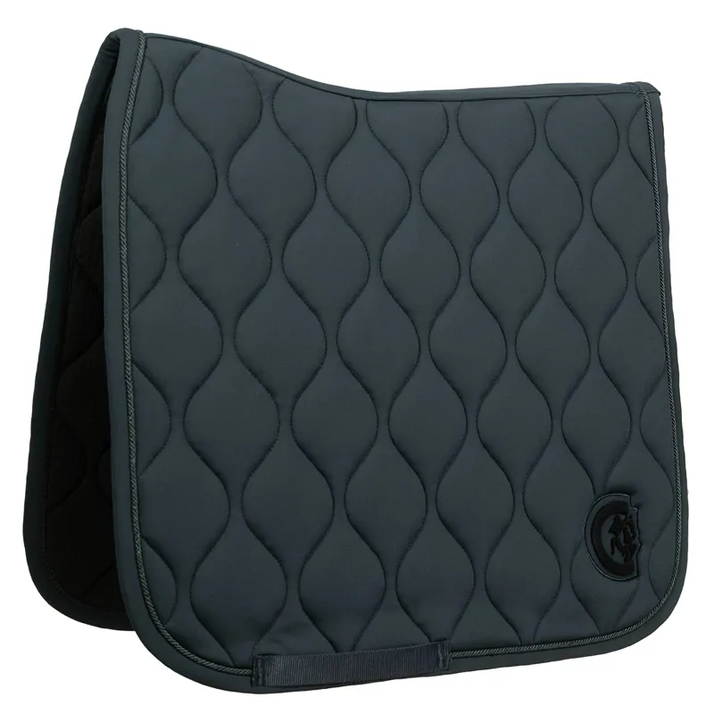 Kentucky 3D Logo Wave Dressage Saddlecloth - Pine Green