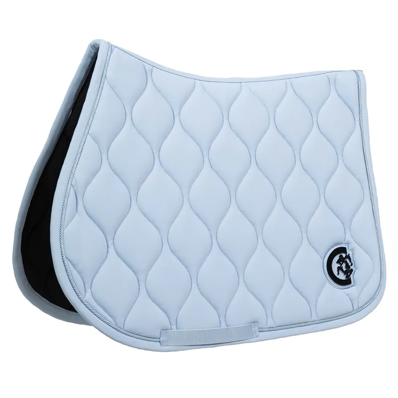 Kentucky 3D Logo Wave Jump Saddlecloth - Light Blue