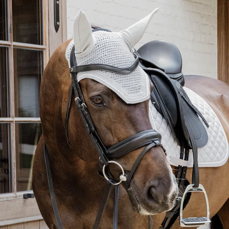 Kentucky Wellington Diamond Rope Fly Veil - Grey-1