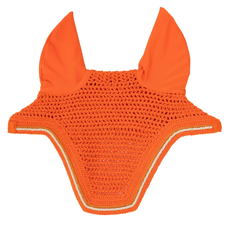 Kentucky Wellington Diamond Rope Fly Veil - Orange