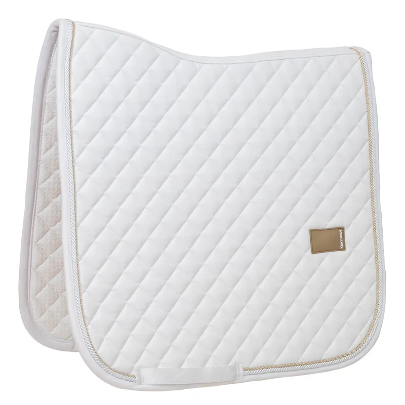Kentucky Horsewear Diamond Rope Dressage Saddlecloth - White