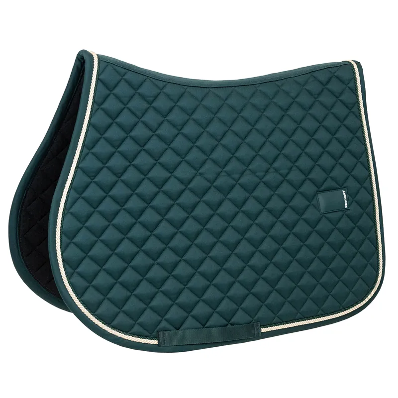 Kentucky Horsewear Diamond Rope Jump Saddlecloth - Pine Green