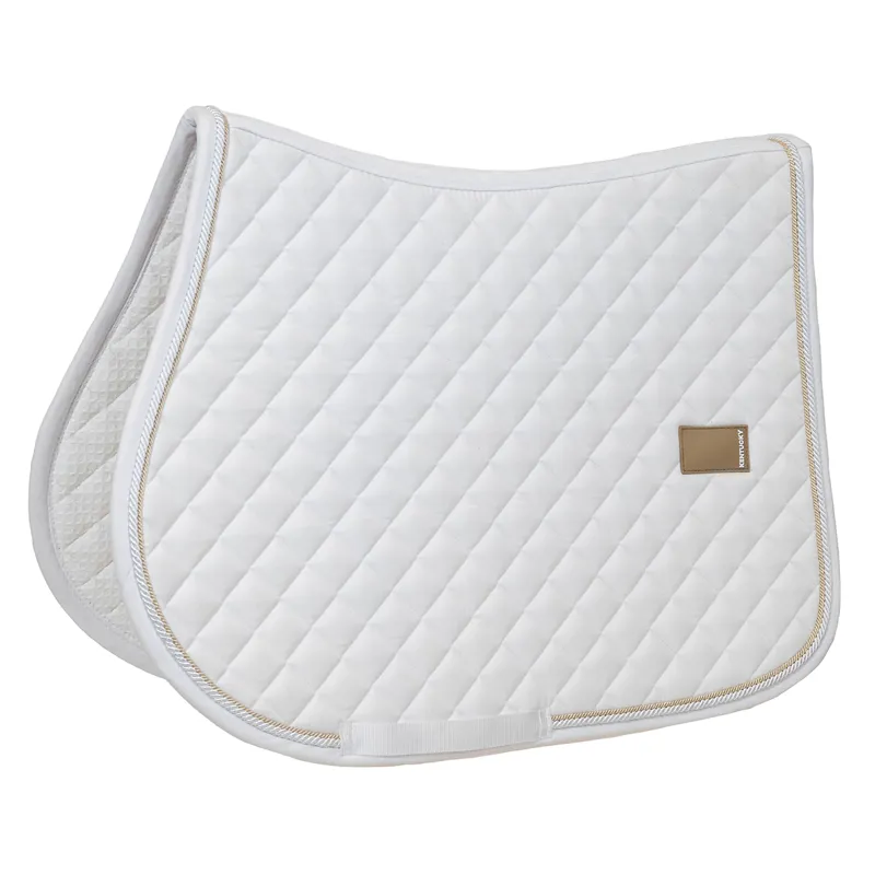 Kentucky Horsewear Diamond Rope Jump Saddlecloth - White