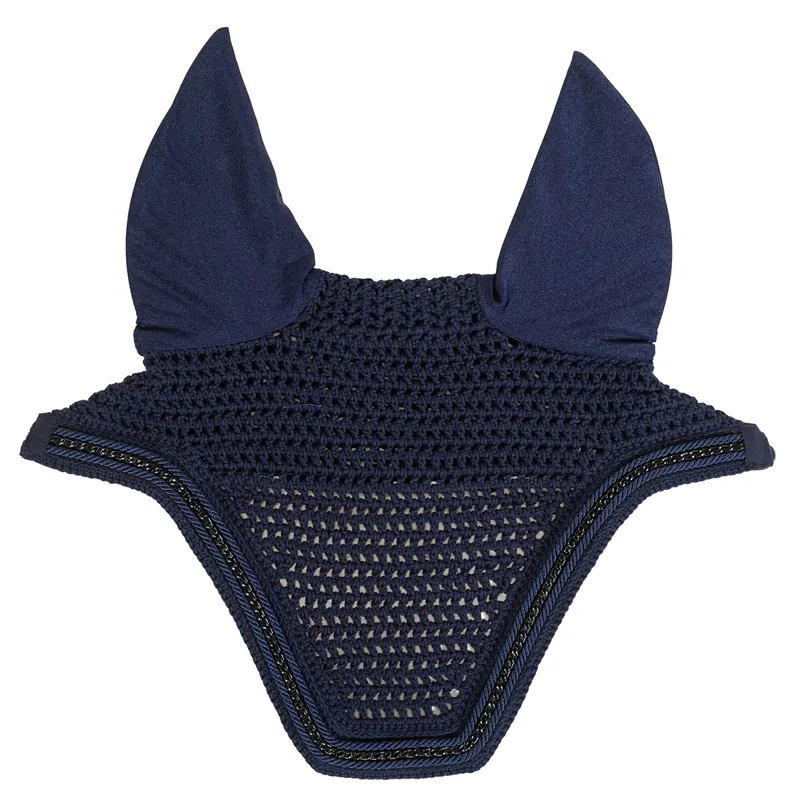 Kentucky Wellington Metal Chain Fly Veil - Navy