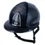 KEP Cromo 2.0 Polo Shine/Suede Nebula Riding Hat - Blue/Silver