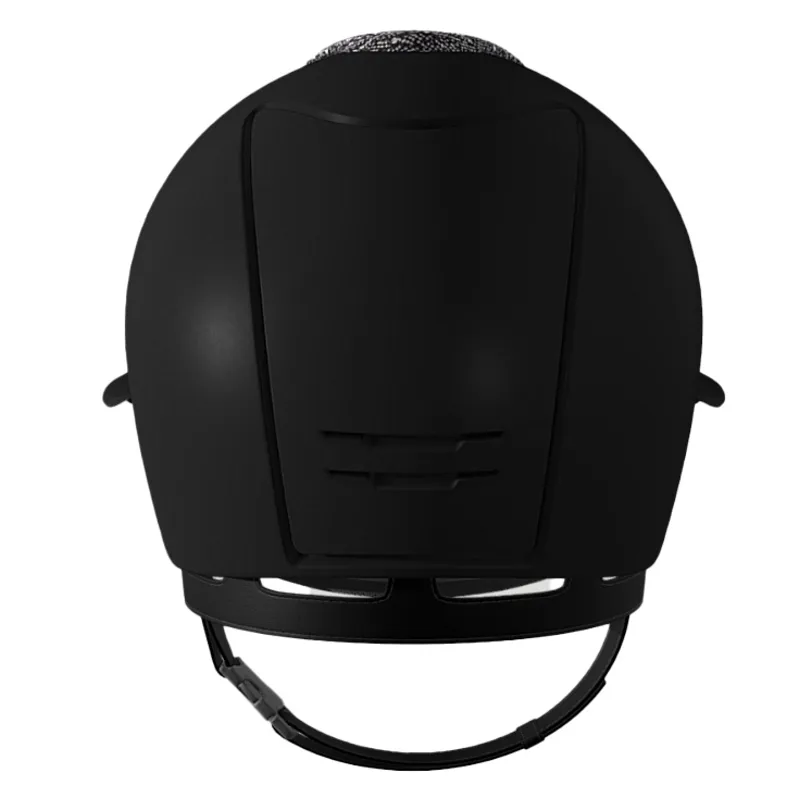 KEP Cromo 2.0 Polo Textile/Klimt Riding Hat - Black/Silver-1