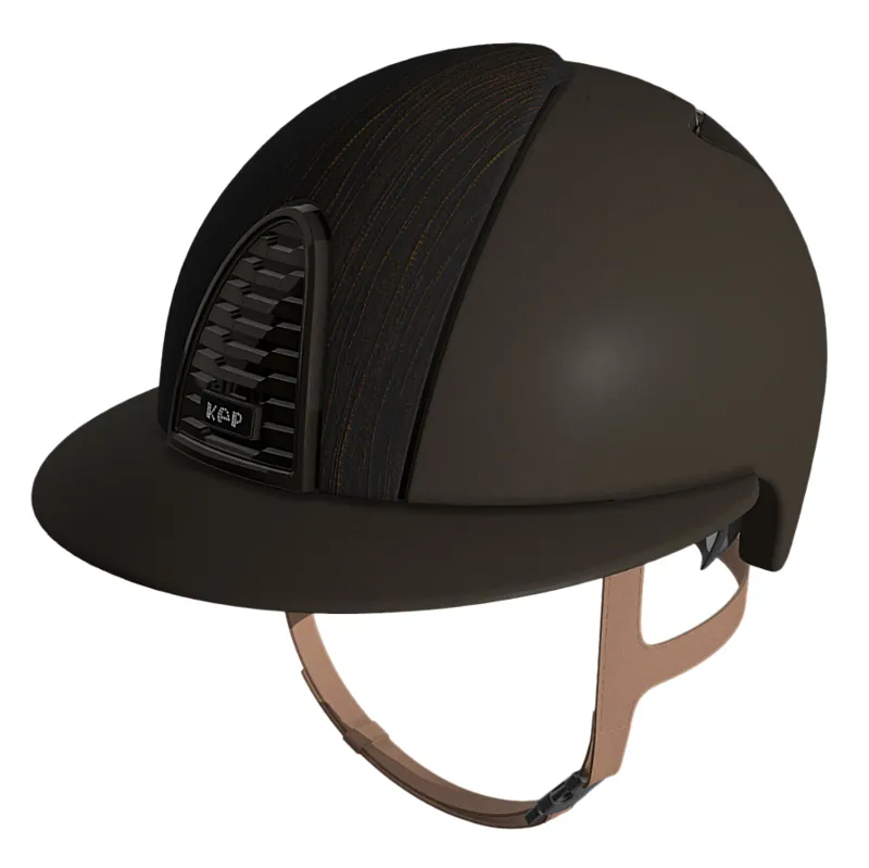 KEP Cromo 2.0 Polo Textile/Vesna Fabric Riding Hat - Brown