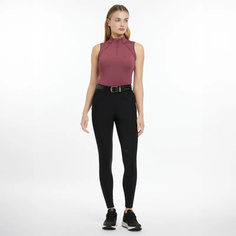 LeMieux Amy Full Grip Womens Bregging Riding Tights - Black-3