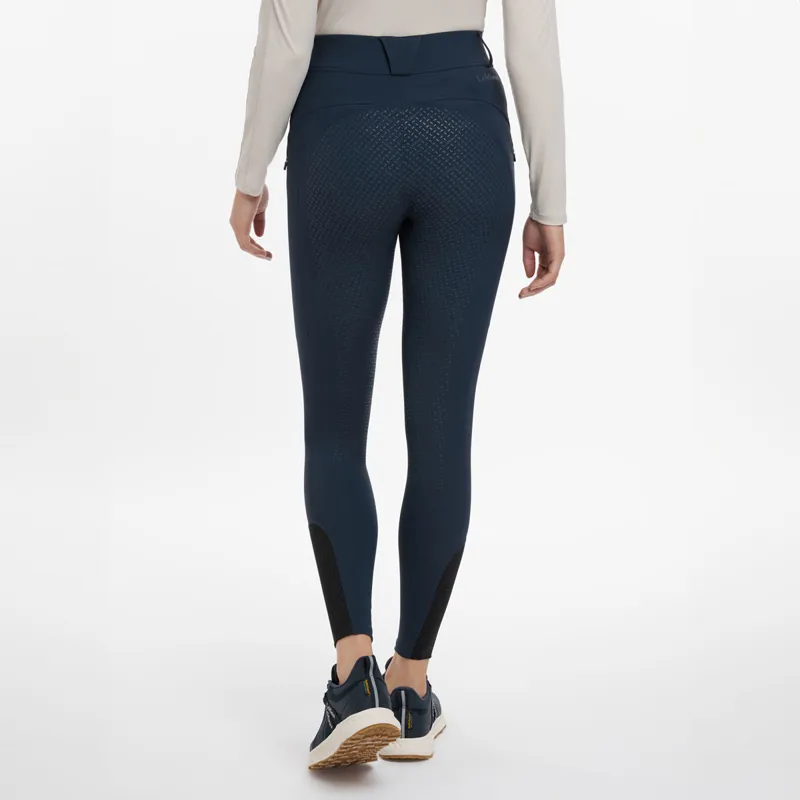 LeMieux Amy Full Grip Womens Bregging Riding Tights - Navy-2