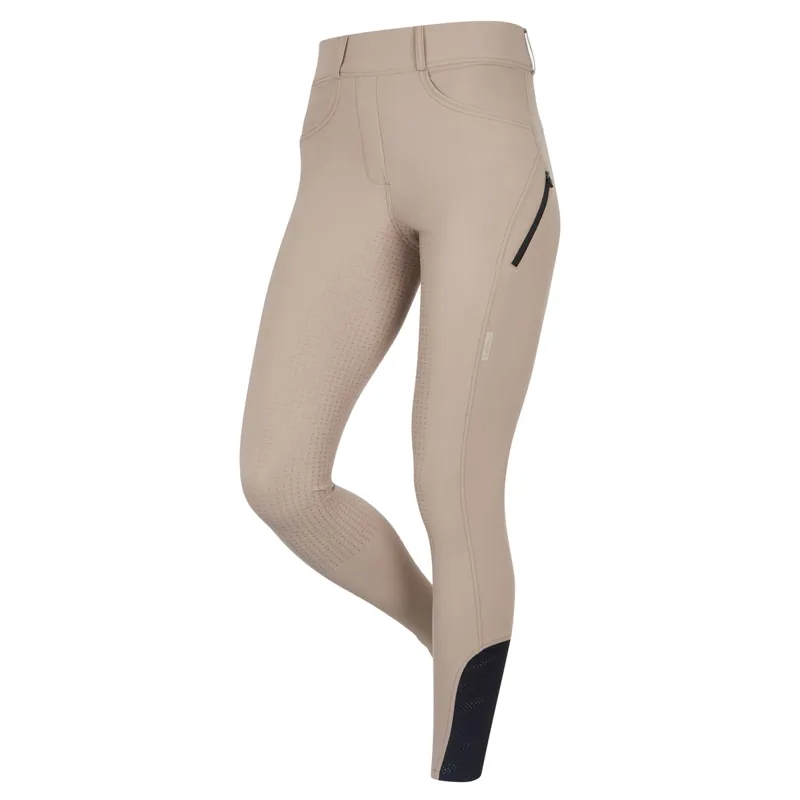 LeMieux Amy Full Grip Ladies Bregging Riding Tights - Pecan