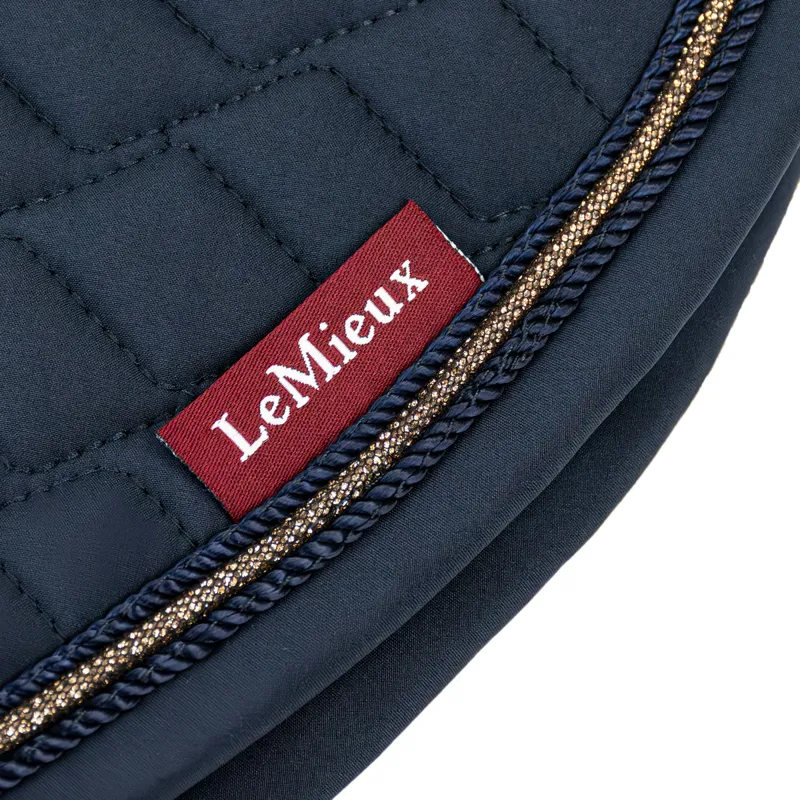 LeMieux Brilliance Close Contact Saddlecloth - Navy-5