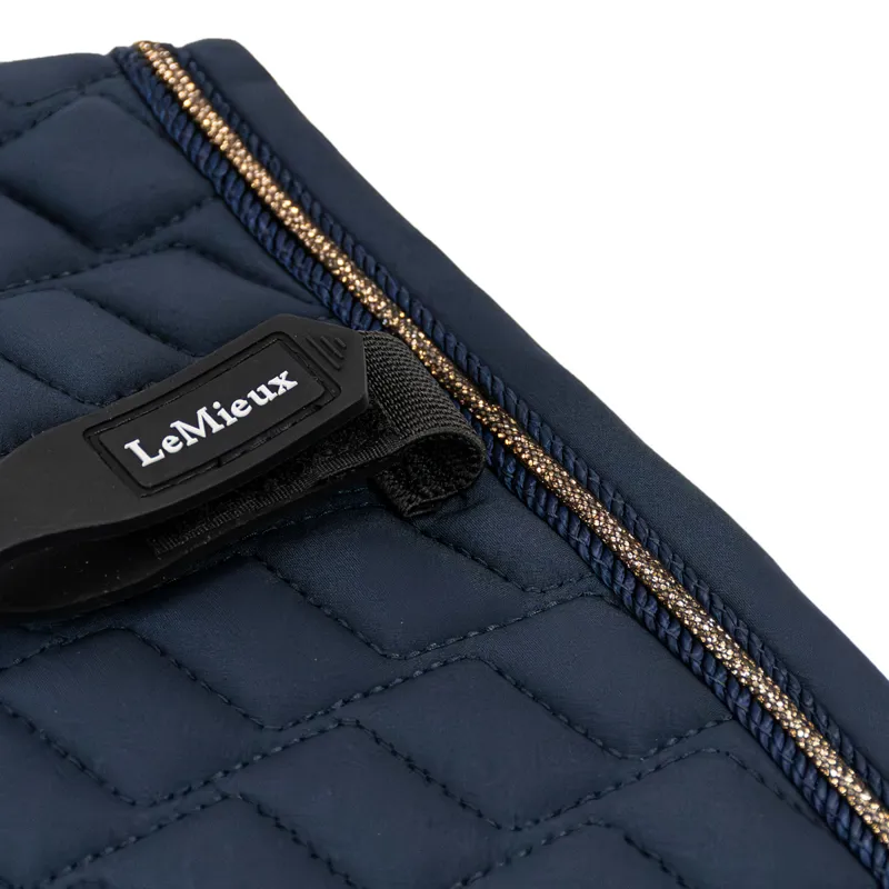 LeMieux Brilliance Close Contact Saddlecloth - Navy-6