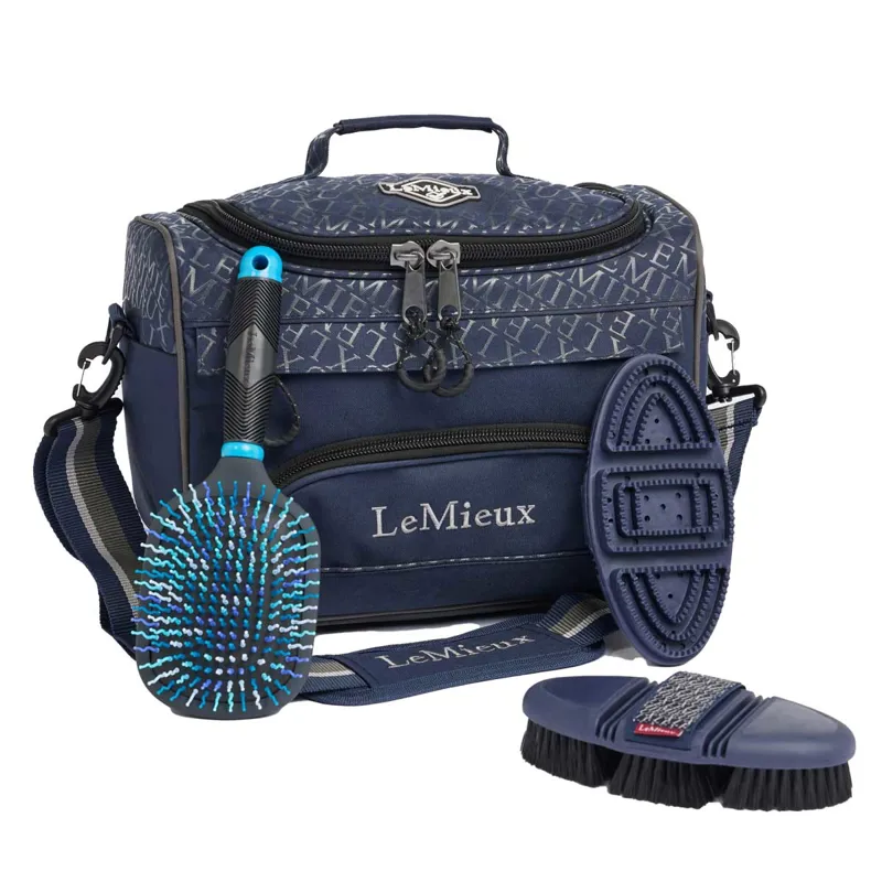 LeMieux ProKit Lite Basic Grooming Essentials Bundle - Navy