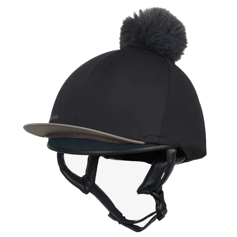 LeMieux Classique Pom Hat Silk - Black-1
