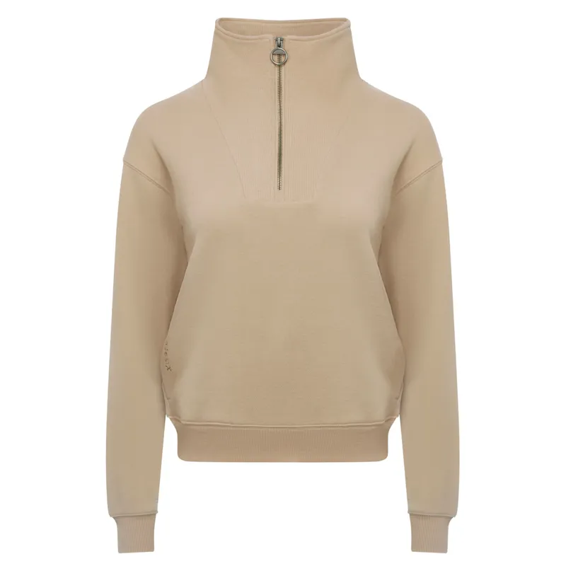 LeMieux Keira Ladies Quarter Zip Sweater - Almond-5