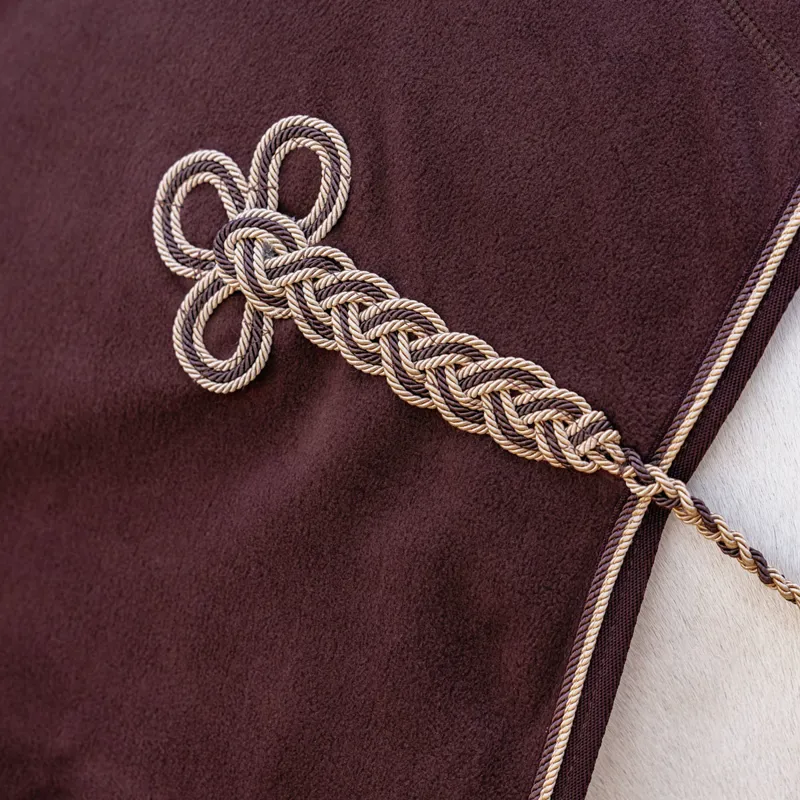 LeMieux Kudos Luxe Fleece Show Rug - Damson-1
