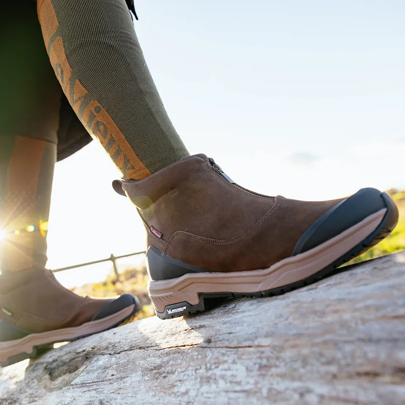 LeMieux Trex Wateproof Ladies Zip Boots - Brown-5