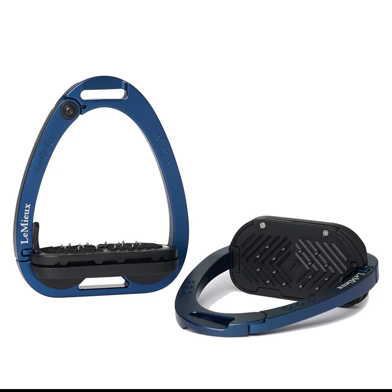 LeMieux Vector Balance Inclined Safety Stirrups - Navy-3