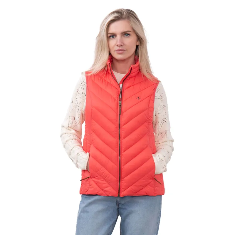 Lighthouse Laurel Ladies Gilet - Sugar Coral