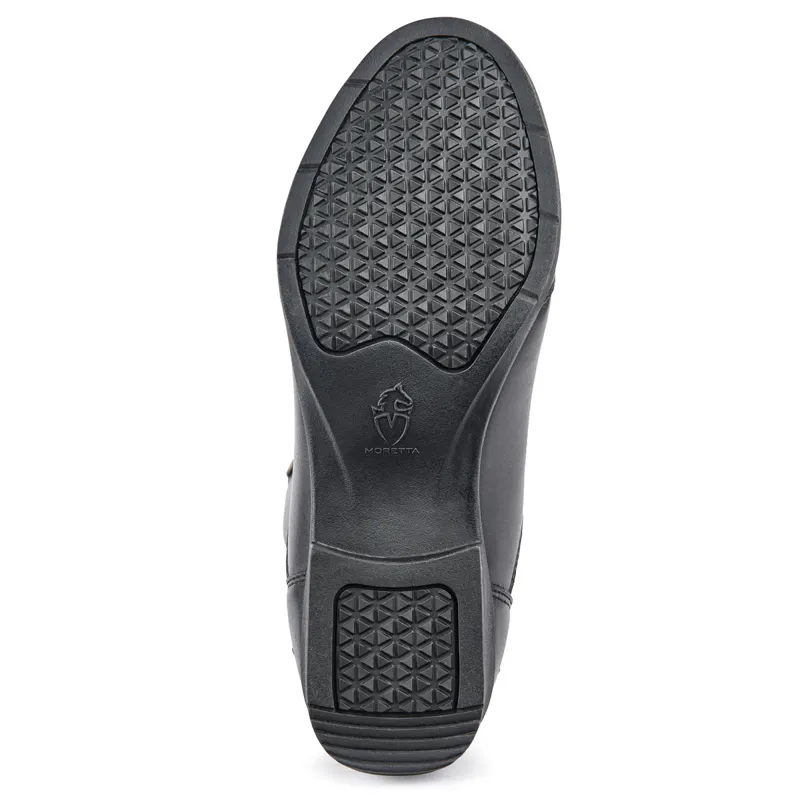 Moretta Alma Synthetic Junior Jodhpur Boots - Black-2
