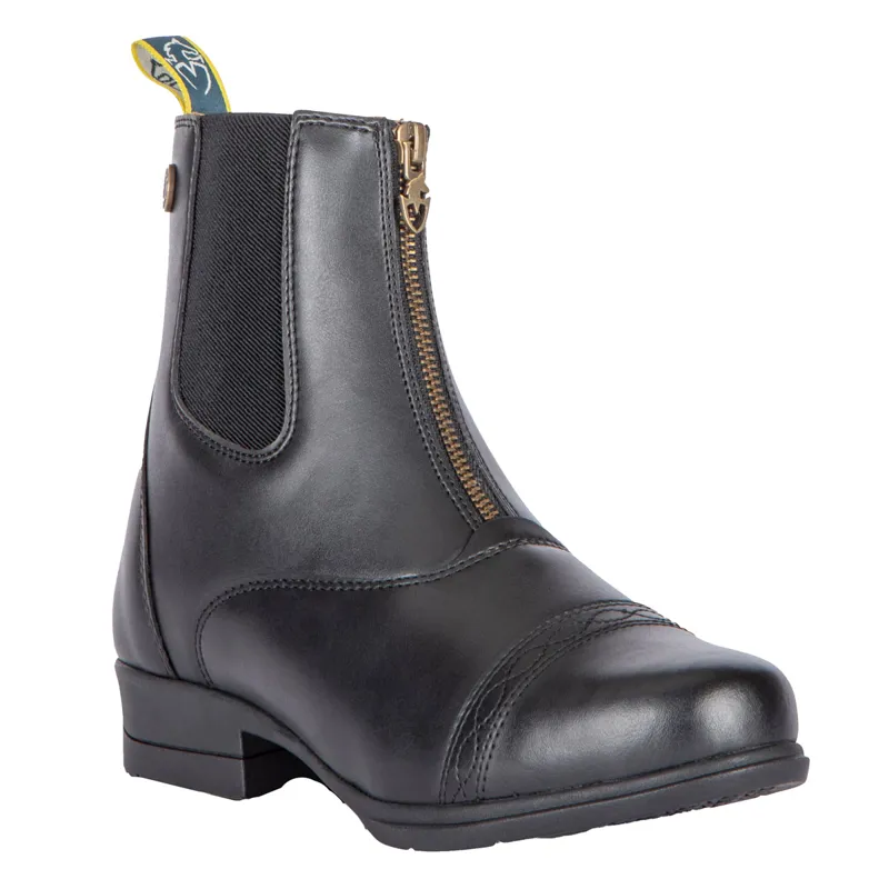 Moretta Clio Zip Synthetic Adults Jodhpur Boots - Black