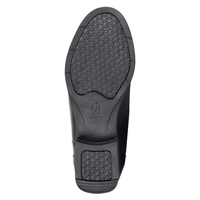 Moretta Clio Zip Synthetic Adults Jodhpur Boots - Black-1