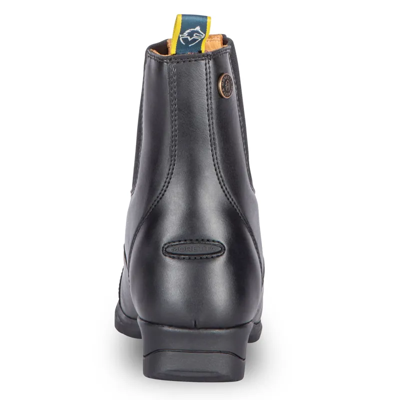 Moretta Clio Zip Synthetic Junior Jodhpur Boots - Black-2