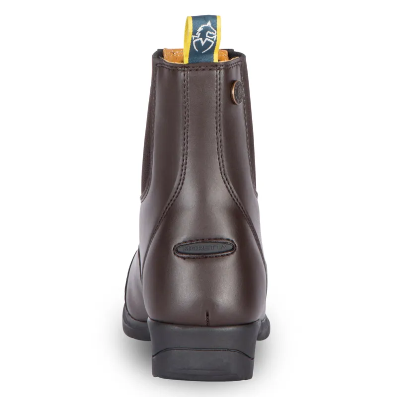 Moretta Clio Zip Synthetic Junior Jodhpur Boots - Brown-2