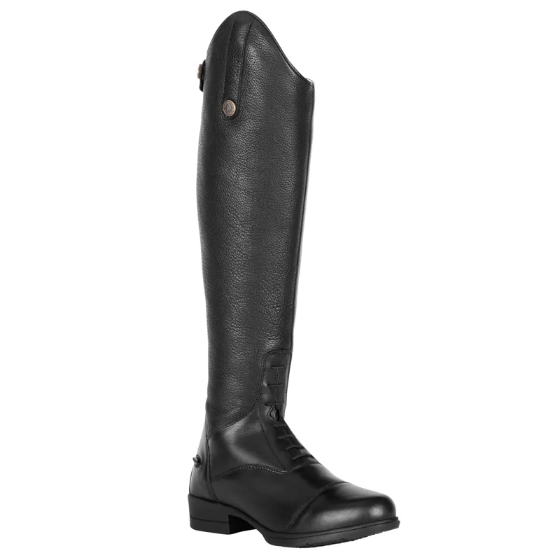 Moretta Gianna Tall Riding Boots - Short Height - Black