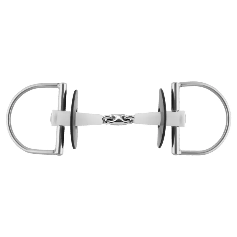 Nathe Double Jointed D-Ring Snaffle Bit