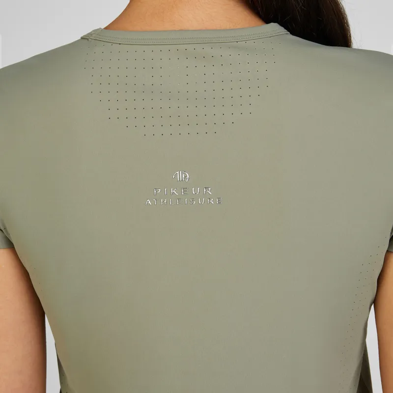 Pikeur Athleisure 7218 Ladies Functional Tee - Light Moos - UK16-3