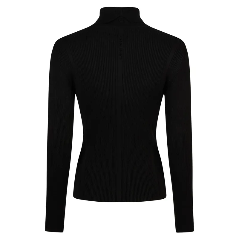 Pikeur Sports 8271 Womens Knitted Roll Neck - Black-2