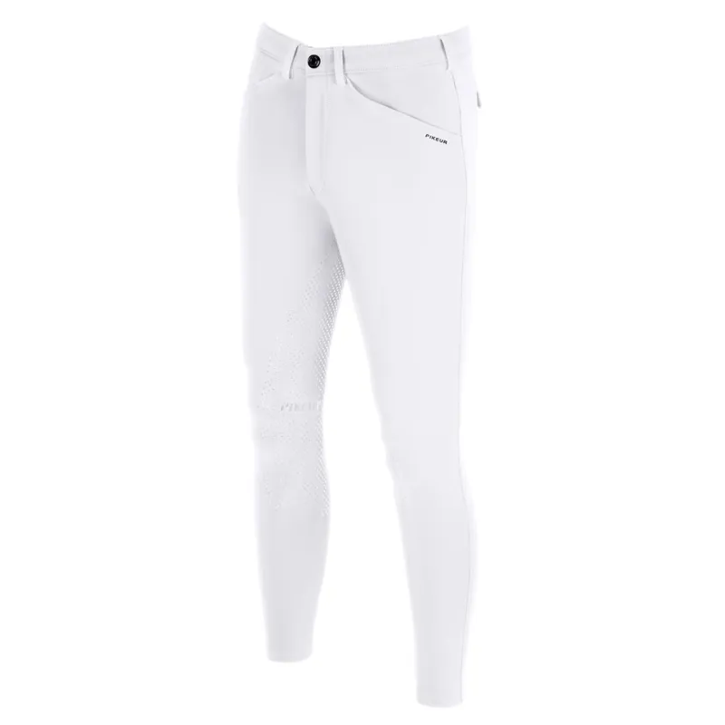 Pikeur New Rodrigo GripTec Full Grip Mens Competition Breeches - White