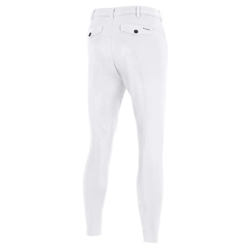 Pikeur New Rodrigo GripTec Full Grip Mens Competition Breeches - White-1