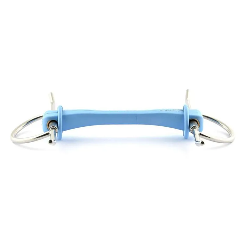 Poponcini Harmony AS Snaffle Bit with Rods - Blue-1
