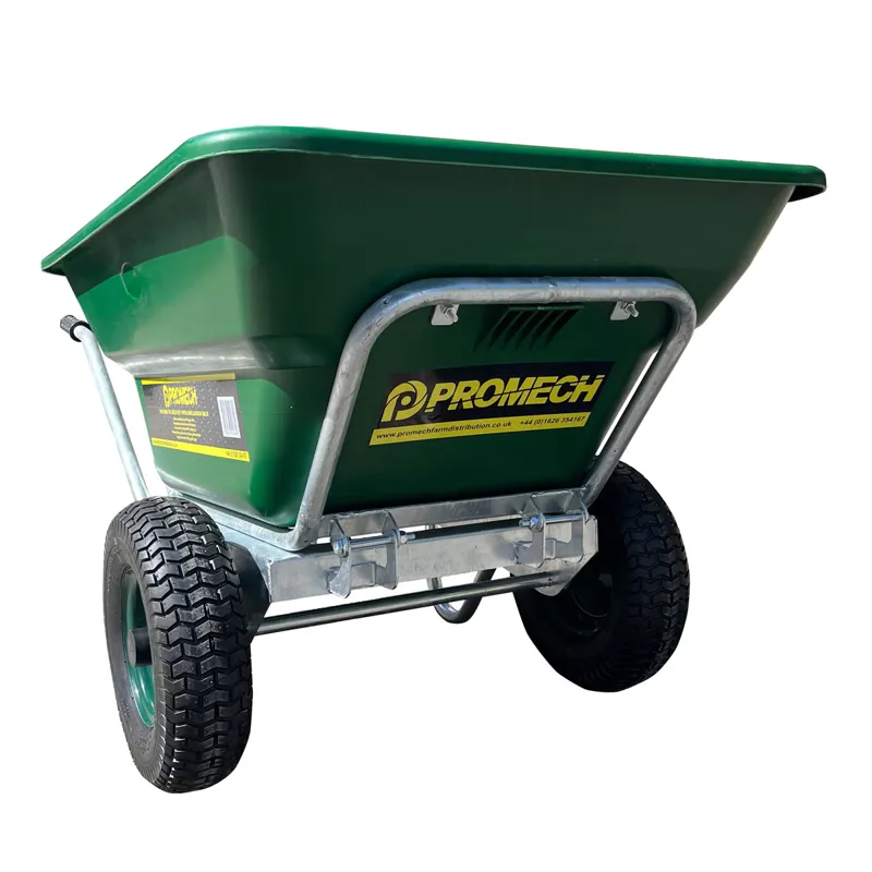 Promech Greedy Boy 300L Tipping Wheelbarrow - Green