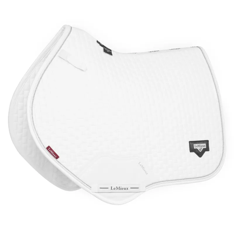 LeMieux Puissance Close Contact Square Saddlecloth - White