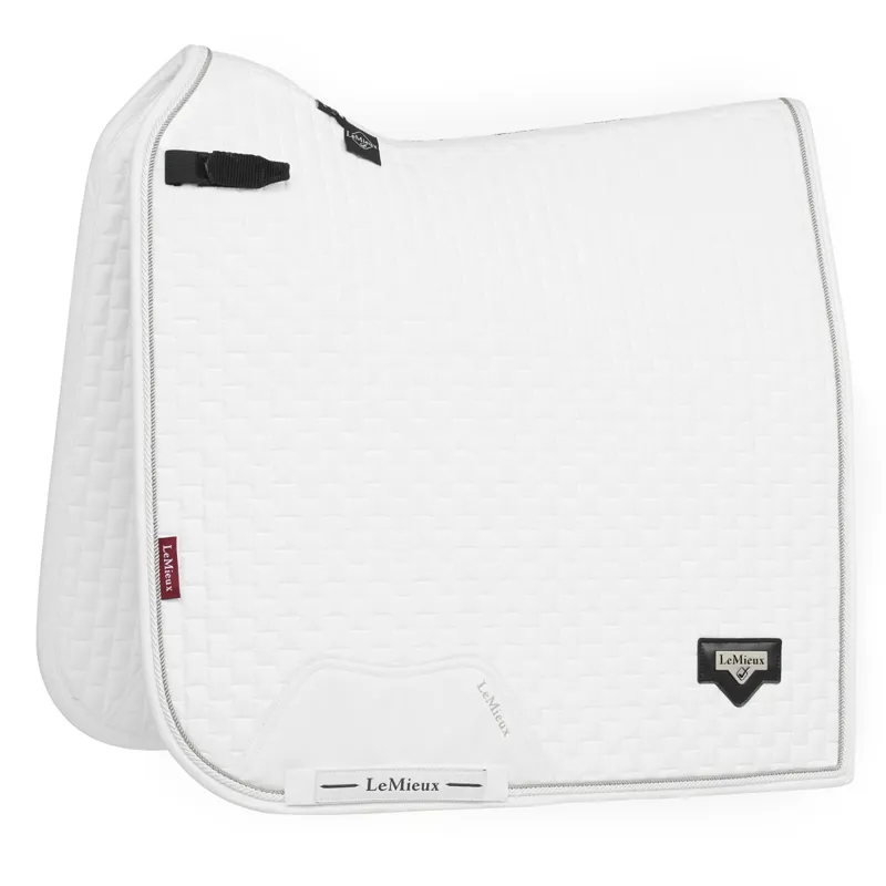 LeMieux Puissance Dressage Square Saddlecloth - White