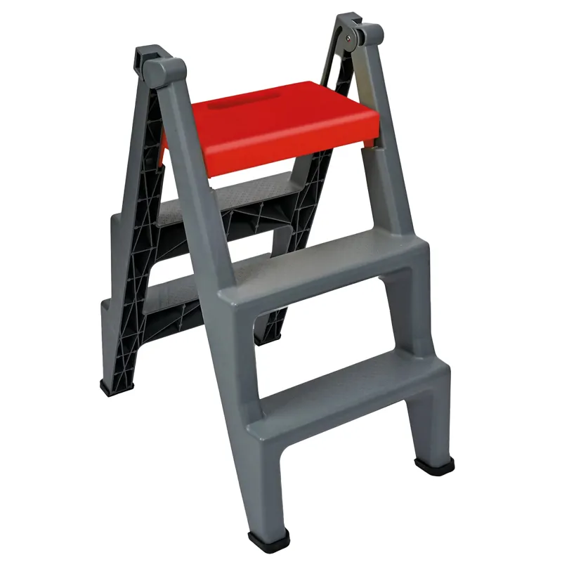 Red Gorilla Step Up Foldable Steps - Grey/Red