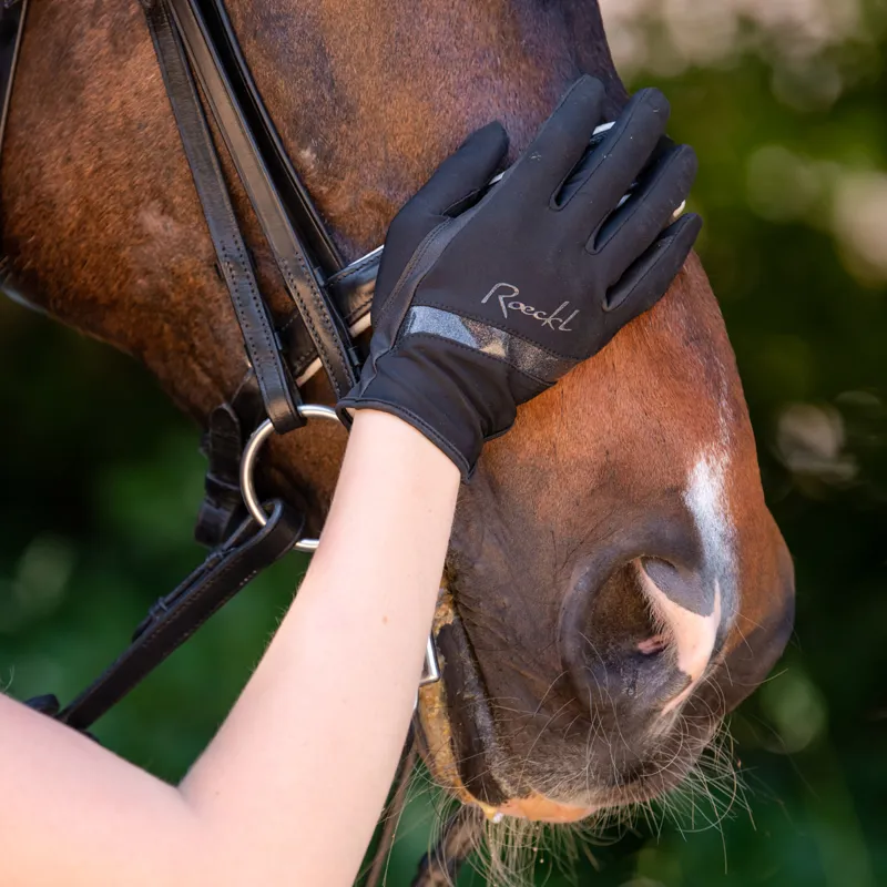 Roeckl Lorraine Adults Riding Gloves - Black-3