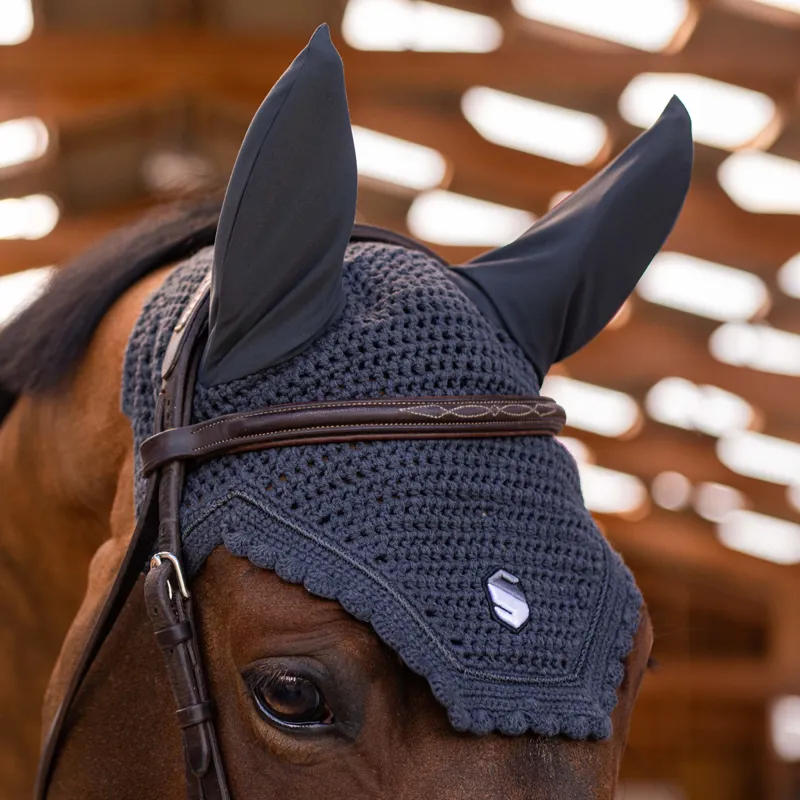 Samshield FlyShield Embroidery Fly Veil - Anthracite