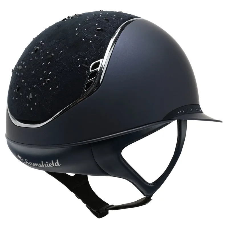 Samshield Miss Shield Shadowmatt 2.0 Crystal Bloom Hat - Blue-1
